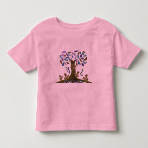 T-shirt Pour Les Tous Petits La cabane dans un arbre de l'écureuil