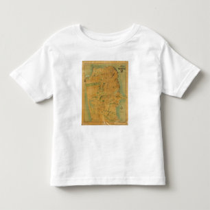 T-shirt Pour Les Tous Petits La carte de chevalier de San Francisco