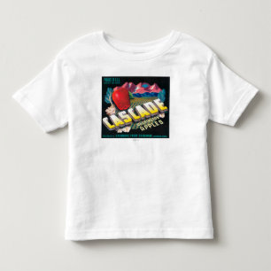 T-shirt Pour Les Tous Petits La cascade Apple marquent (bleu) - le cachemire,