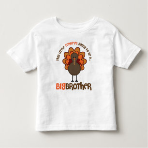 T-shirt Pour Les Tous Petits La cette petite Turquie allant être un frère