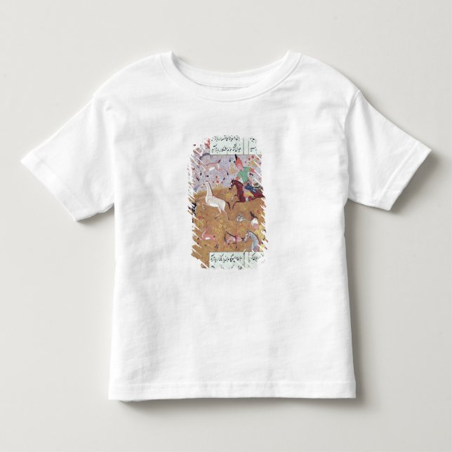 T-shirt Pour Les Tous Petits La chasse royale (Devant)