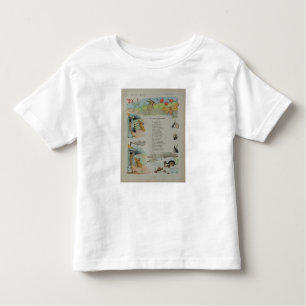 T-shirt Pour Les Tous Petits La cigale et la fourmi des fables