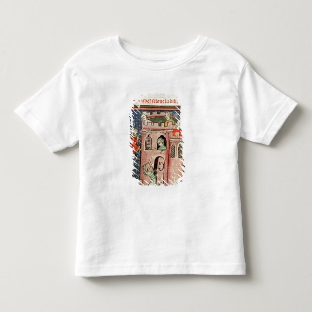 T-shirt Pour Les Tous Petits La construction de la tour de Babel (Devant)