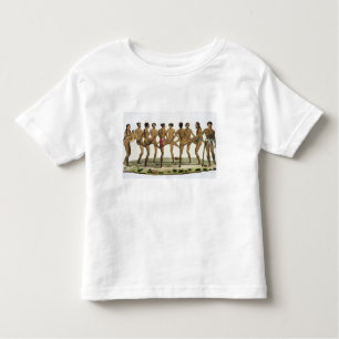 T-shirt Pour Les Tous Petits La danse des insulaires de Caroline, plaquent 22