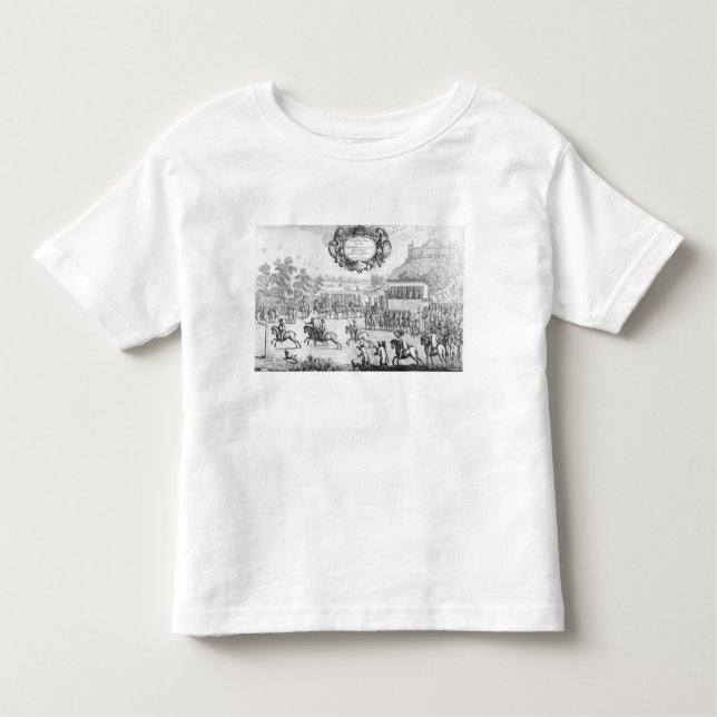 T-shirt Pour Les Tous Petits La dernière course de course de cheval (Devant)