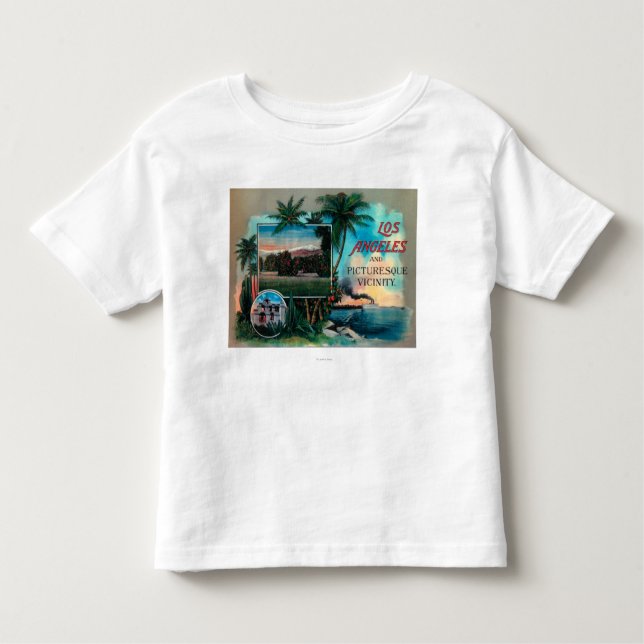 T-shirt Pour Les Tous Petits LA et proximité pittoresque (Devant)