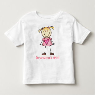T-shirt Pour Les Tous Petits La fille de grand-mère