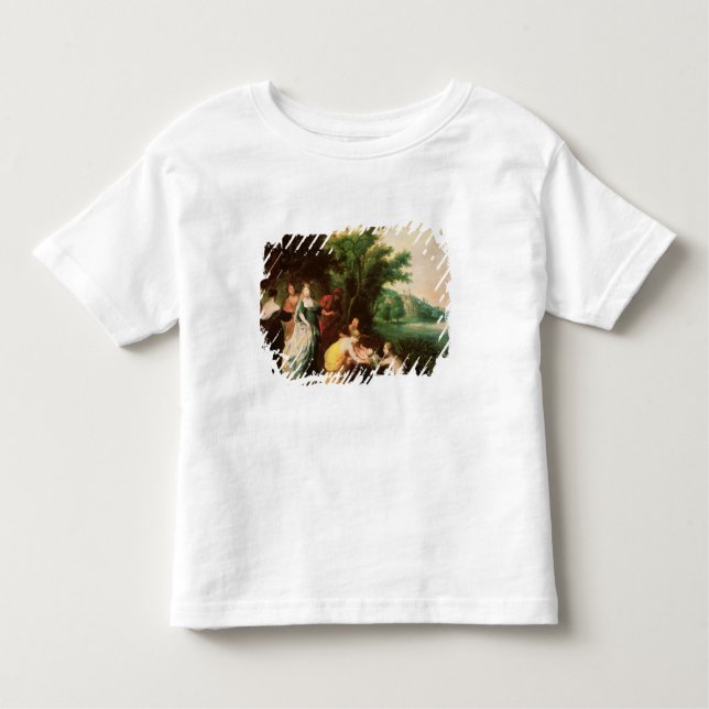 T-shirt Pour Les Tous Petits La fille du pharaon découvrant Moïse (Devant)