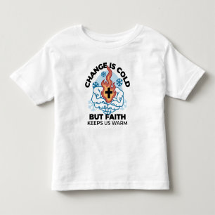 T-shirt Pour Les Tous Petits La foi nous réchauffe - L'application des oeuvres 