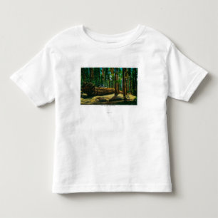 T-shirt Pour Les Tous Petits La forêt géante d'ouverture automatique, séquoi