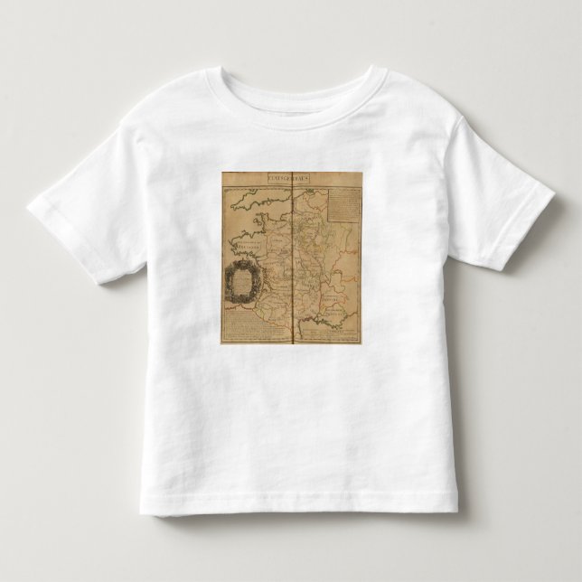 T-shirt Pour Les Tous Petits La France 29 (Devant)