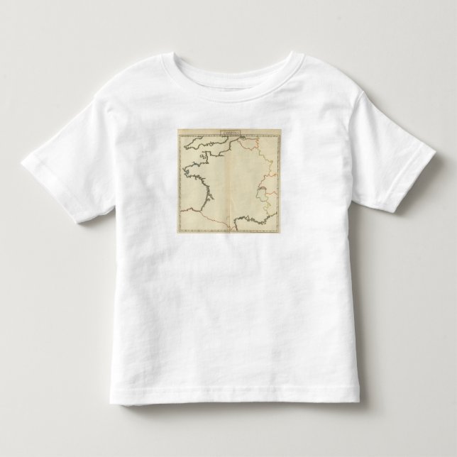 T-shirt Pour Les Tous Petits La France Outine (Devant)