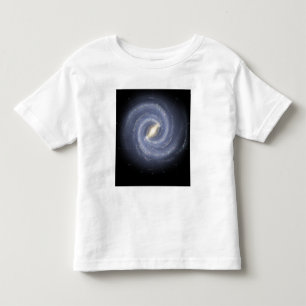 T-shirt Pour Les Tous Petits La galaxie de manière laiteuse (annotée)