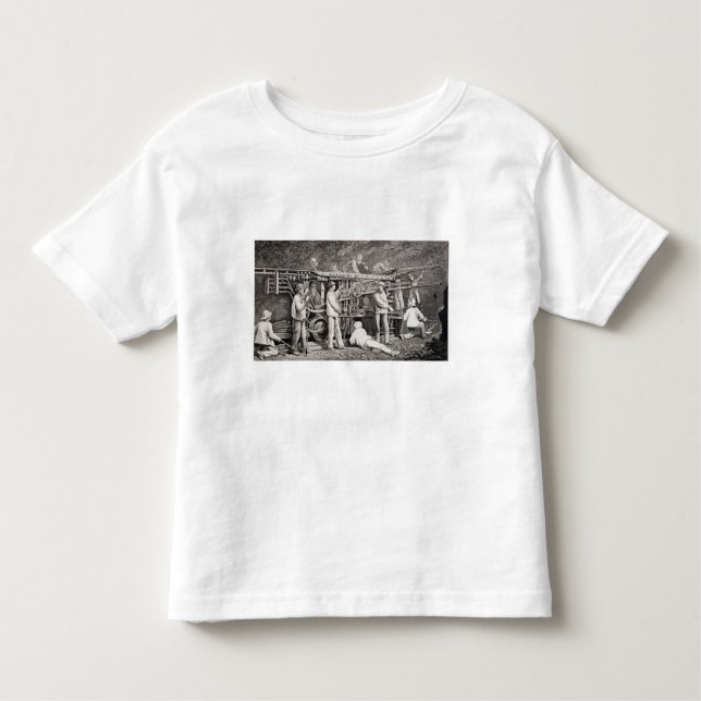 T-shirt Pour Les Tous Petits La galerie avancée du côté français du lundi (Devant)