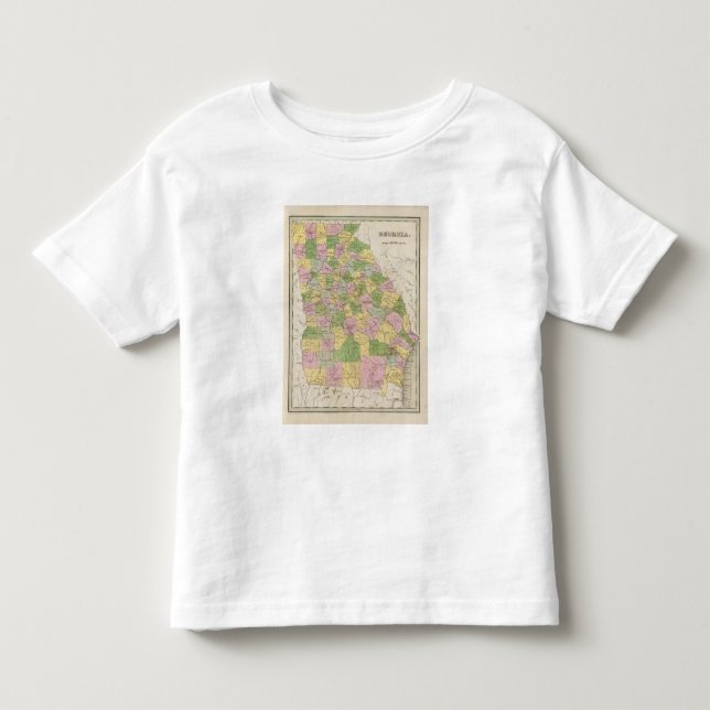 T-shirt Pour Les Tous Petits La Géorgie 6 (Devant)