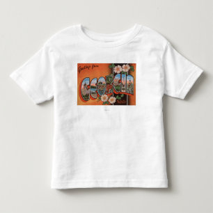 T-shirt Pour Les Tous Petits La Géorgie (rose cherokee) - grandes scènes de