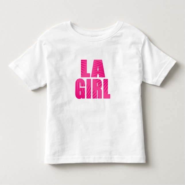 T-shirt Pour Les Tous Petits LA Girl (Devant)