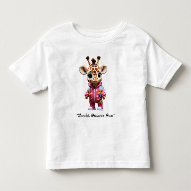 T-shirt Pour Les Tous Petits "La grande aventure de Gerald" (Devant)
