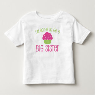 T-shirt Pour Les Tous Petits La grande soeur de Cupcake