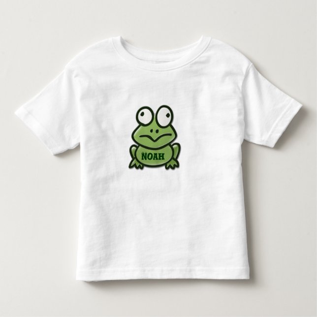 T-shirt Pour Les Tous Petits La grenouille de Noah (Devant)
