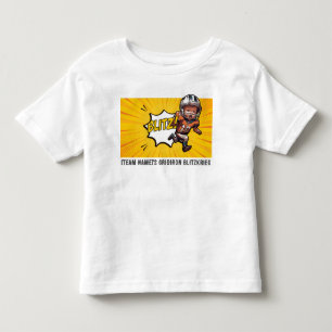 T-shirt Pour Les Tous Petits La Gridiron Blitzkrieg #28 personnalisable de [Nom