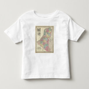 T-shirt Pour Les Tous Petits La Hollande et la Belgique 2