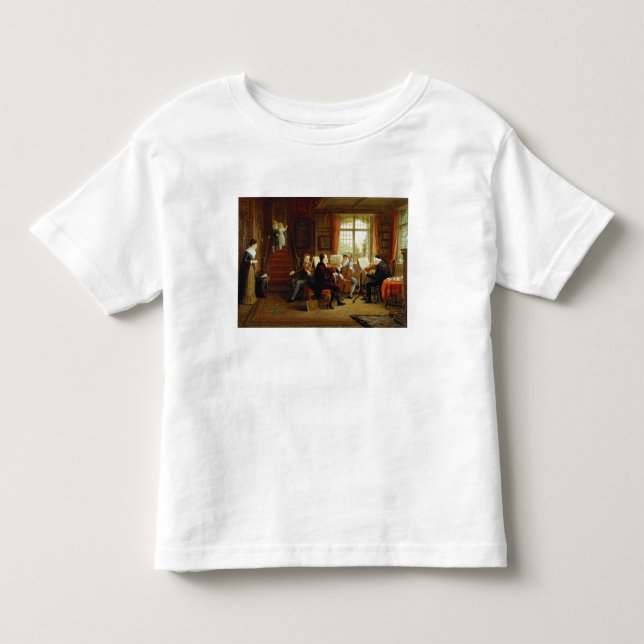 T-shirt Pour Les Tous Petits La leçon de musique (Devant)