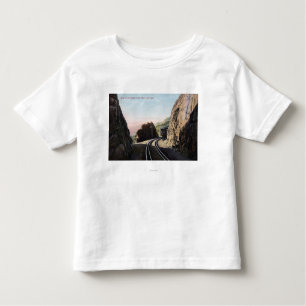 T-shirt Pour Les Tous Petits La ligne courte wagon de chemin de fer