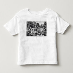 T-shirt Pour Les Tous Petits La maison du pionnier sur la frontière occidental
