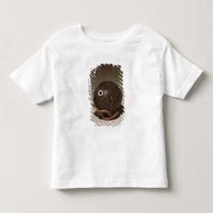 T-shirt Pour Les Tous Petits La noix de coco a sculpté dans un visage, c.1895