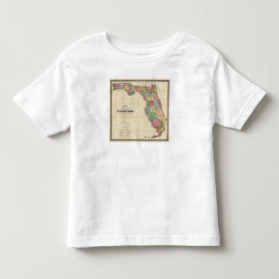 T-shirt Pour Les Tous Petits La nouvelle carte Drew's de l'État de Floride