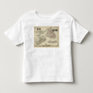 T-shirt Pour Les Tous Petits La Nouvelle-Écosse et Terre-Neuve
