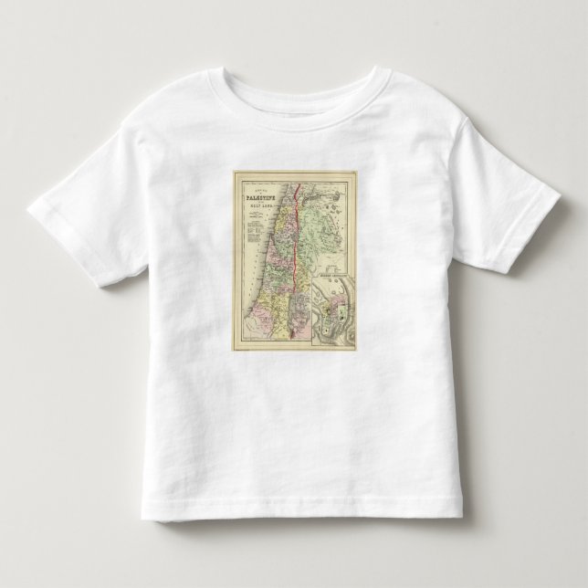 T-shirt Pour Les Tous Petits La Palestine, Jérusalem 2 (Devant)