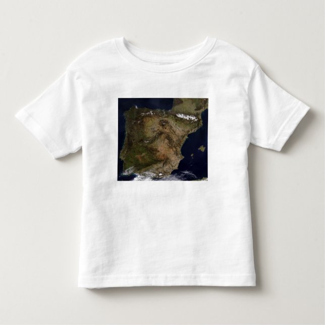 T-shirt Pour Les Tous Petits La péninsule ibérique (Devant)