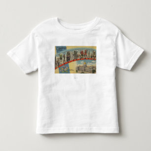 T-shirt Pour Les Tous Petits La Pennsylvanie (capitale de l'État/fleur) 2
