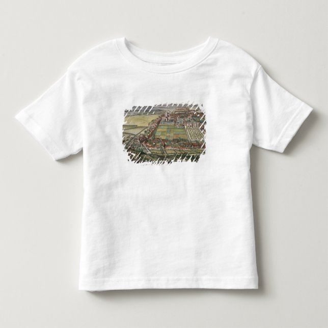 T-shirt Pour Les Tous Petits La perspective de Nottingham de l'est gravée (Devant)