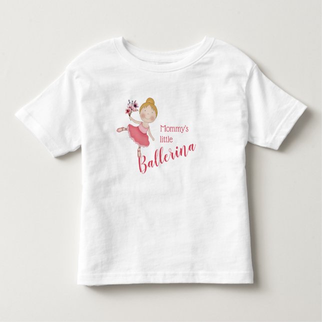 T-shirt Pour Les Tous Petits La petite blonde de maman (Devant)