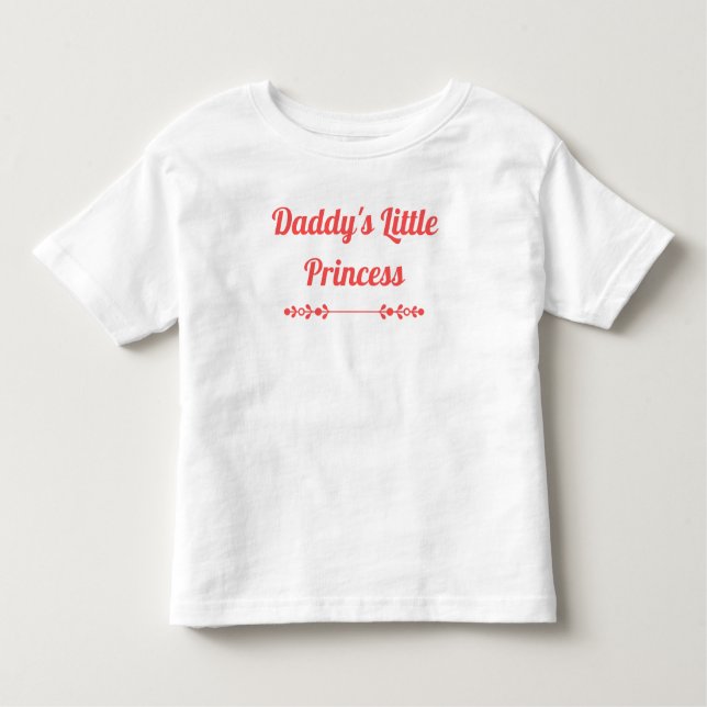 T-shirt Pour Les Tous Petits La petite princesse de Chic Daddy (Devant)