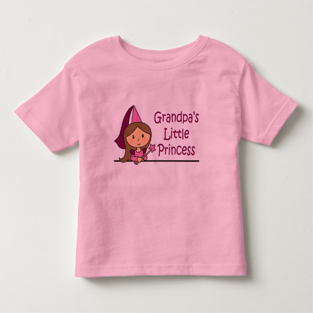T-shirt Pour Les Tous Petits La petite princesse de papy (Devant)