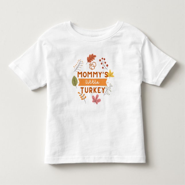 T-shirt Pour Les Tous Petits La petite Turquie de maman (Devant)