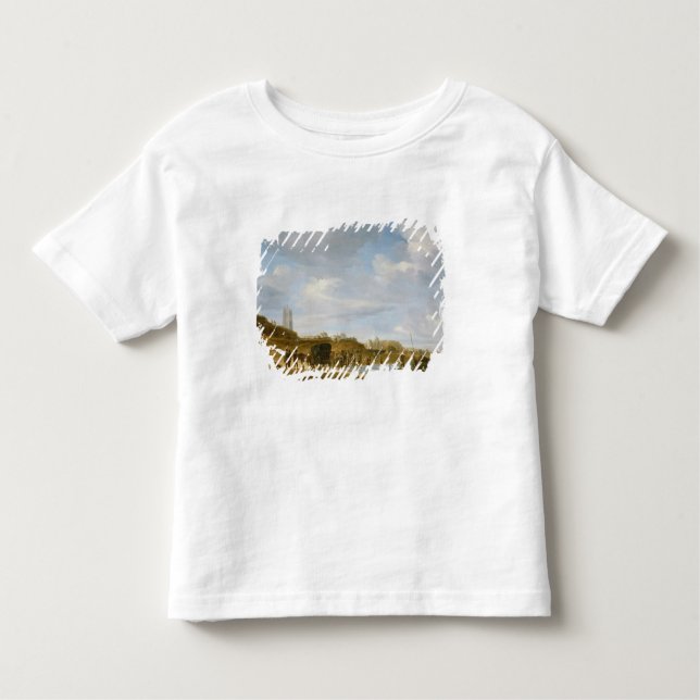 T-shirt Pour Les Tous Petits La plage chez Egmond-an-Zee (Devant)