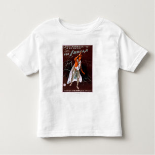 T-shirt Pour Les Tous Petits "La plume rouge d'Indien" -, chef de
