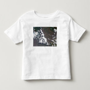 T-shirt Pour Les Tous Petits La plume se lève du volcan de Nyiragongo dans le
