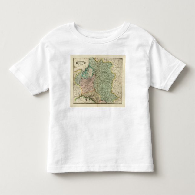 T-shirt Pour Les Tous Petits La Pologne, Lithuanie 2 (Devant)