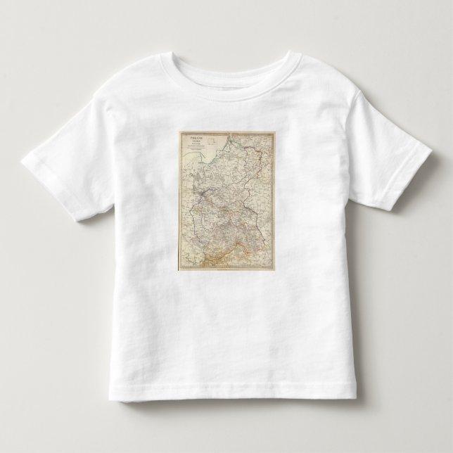 T-shirt Pour Les Tous Petits La Pologne Polska (Devant)