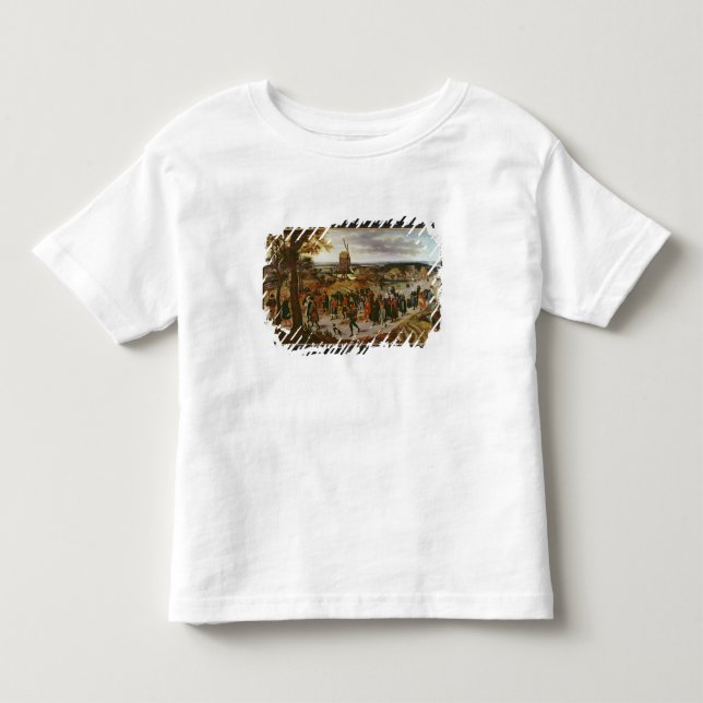 T-shirt Pour Les Tous Petits La procession Mariage (Devant)