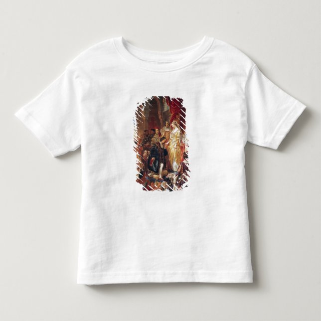 T-shirt Pour Les Tous Petits La réception de Christophe Colomb (Devant)