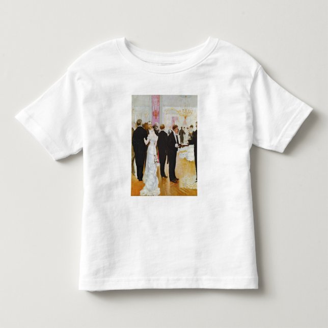 T-shirt Pour Les Tous Petits La réception de mariage, vers 1900 (Devant)