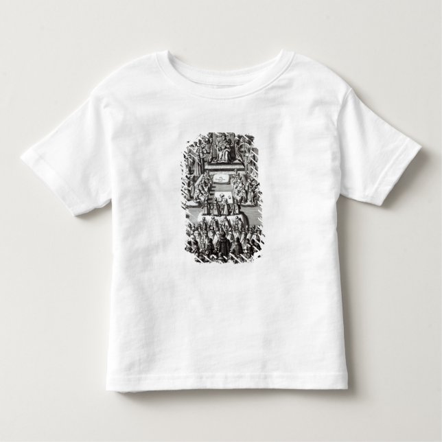 T-shirt Pour Les Tous Petits La Reine Elizabeth I et Parlement (Devant)