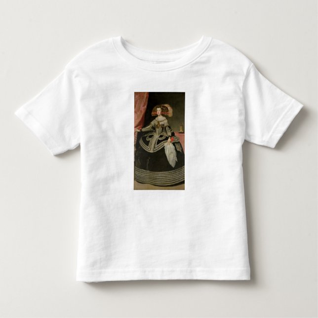 T-shirt Pour Les Tous Petits La Reine Maria Anna de l'Autriche, C. 1652 (Devant)